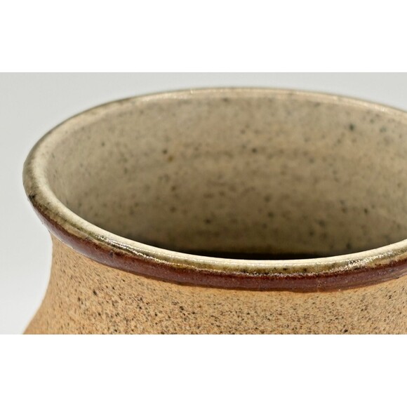 Netzi Tonala Pottery Burnished Clay Vase Hand-Painted‎ Bird Floral Motif Signed - Picture 9 of 16